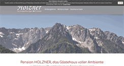 Desktop Screenshot of holzner-ferienwohnungen-walchsee-kaiserwinkl.com