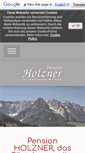 Mobile Screenshot of holzner-ferienwohnungen-walchsee-kaiserwinkl.com